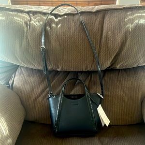 Calvin Klein black mini tote purse
